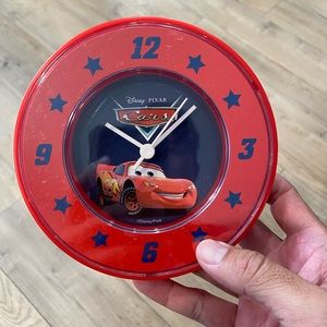 Disney Cars 2 Lightning McQueen Red Clock